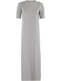 Semicouture cotton maxi dress - Grey