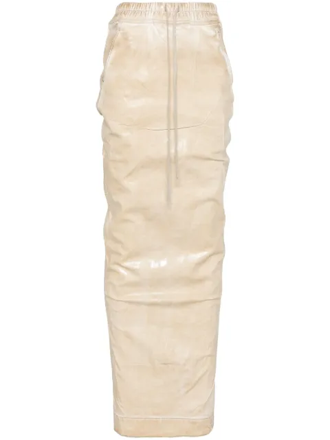 Rick Owens DRKSHDW falda larga Pillar