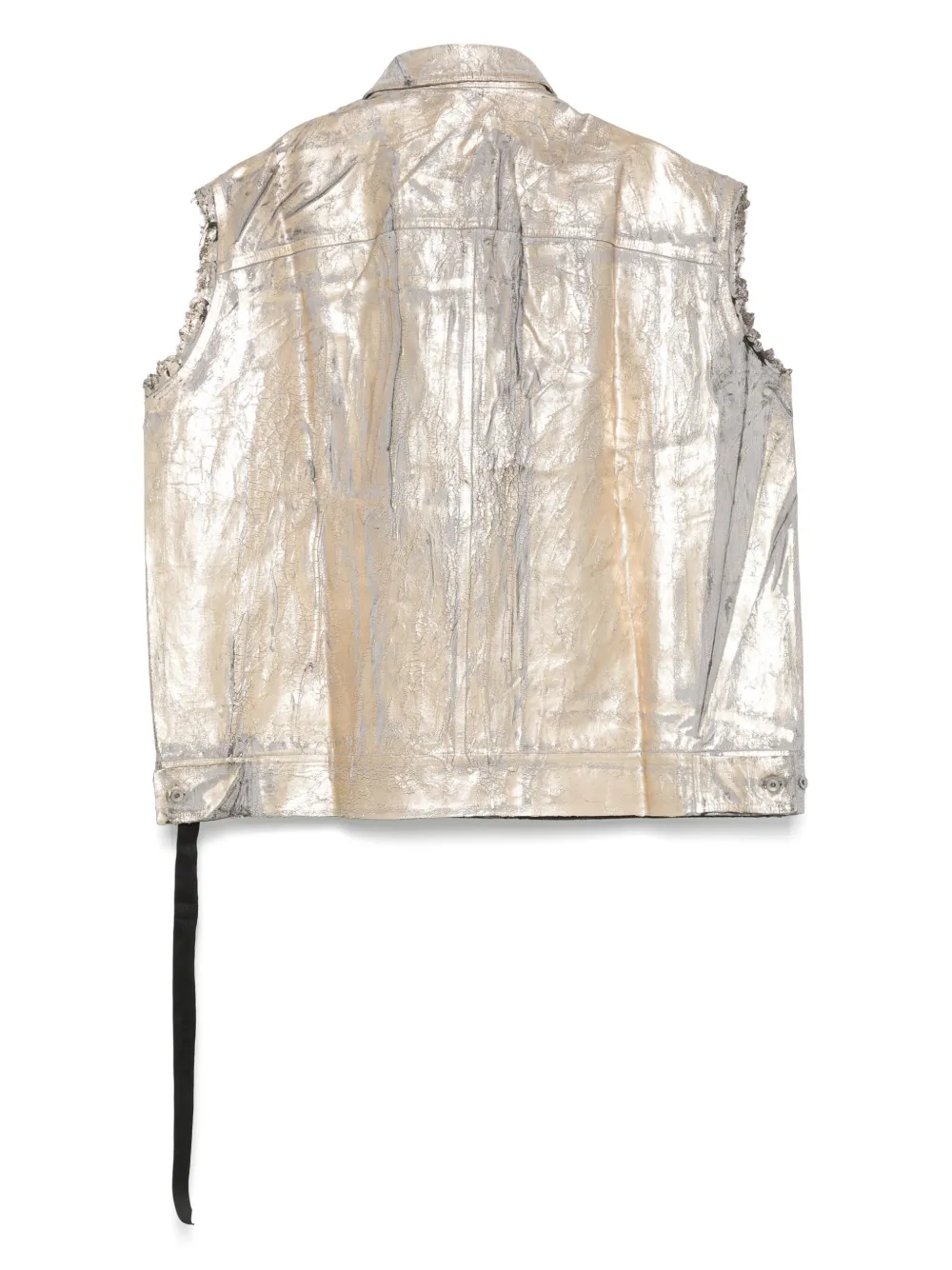 Rick Owens DRKSHDW Gecoate bodywarmer - Goud