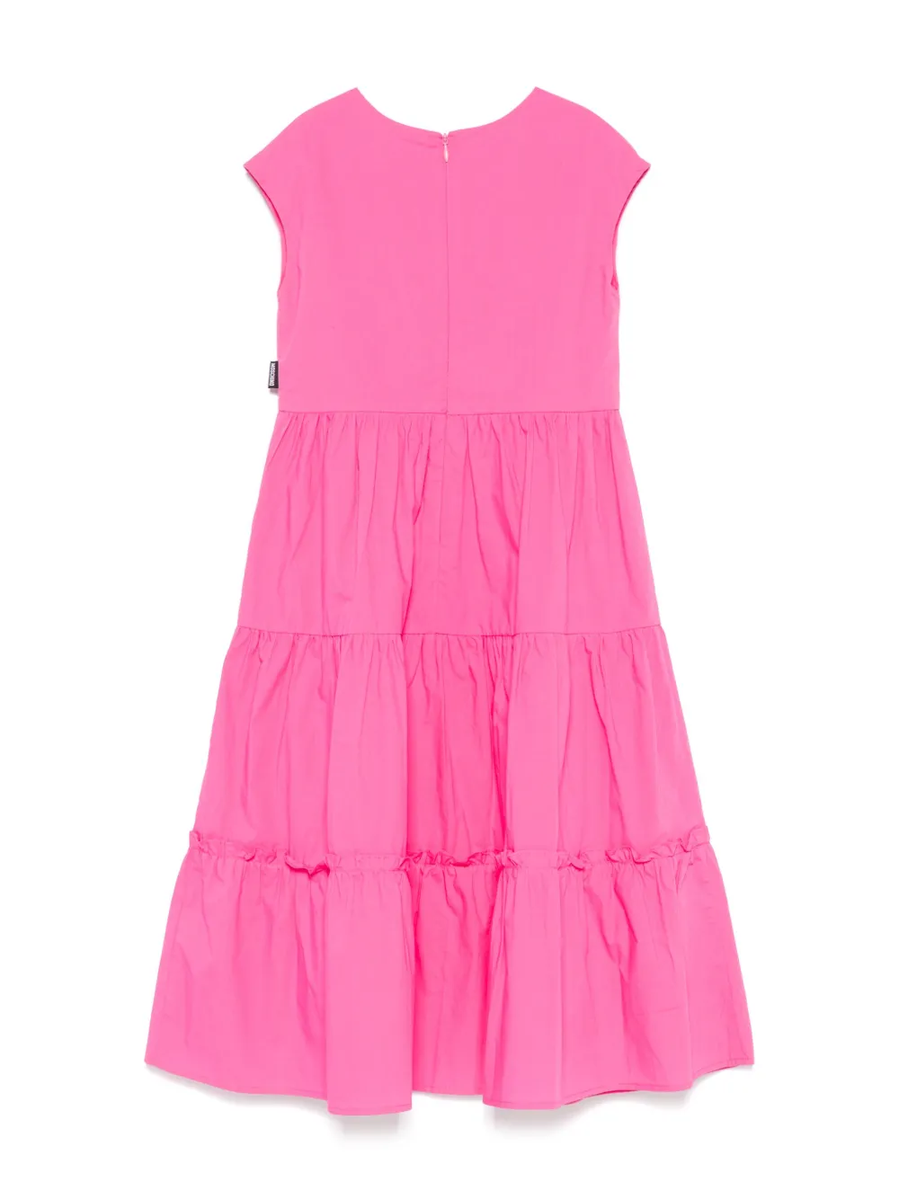 Moschino Kids Jurk met teddybeerprint - Roze