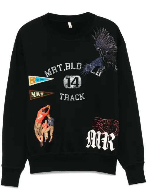 KHOKI sweat à broderies - Noir - KHOKI - Modalova