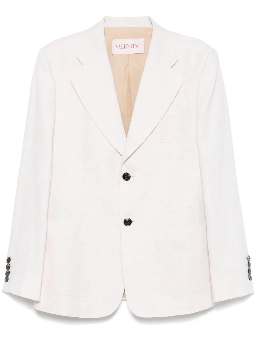 Valentino Garavani Linnen blazer Beige