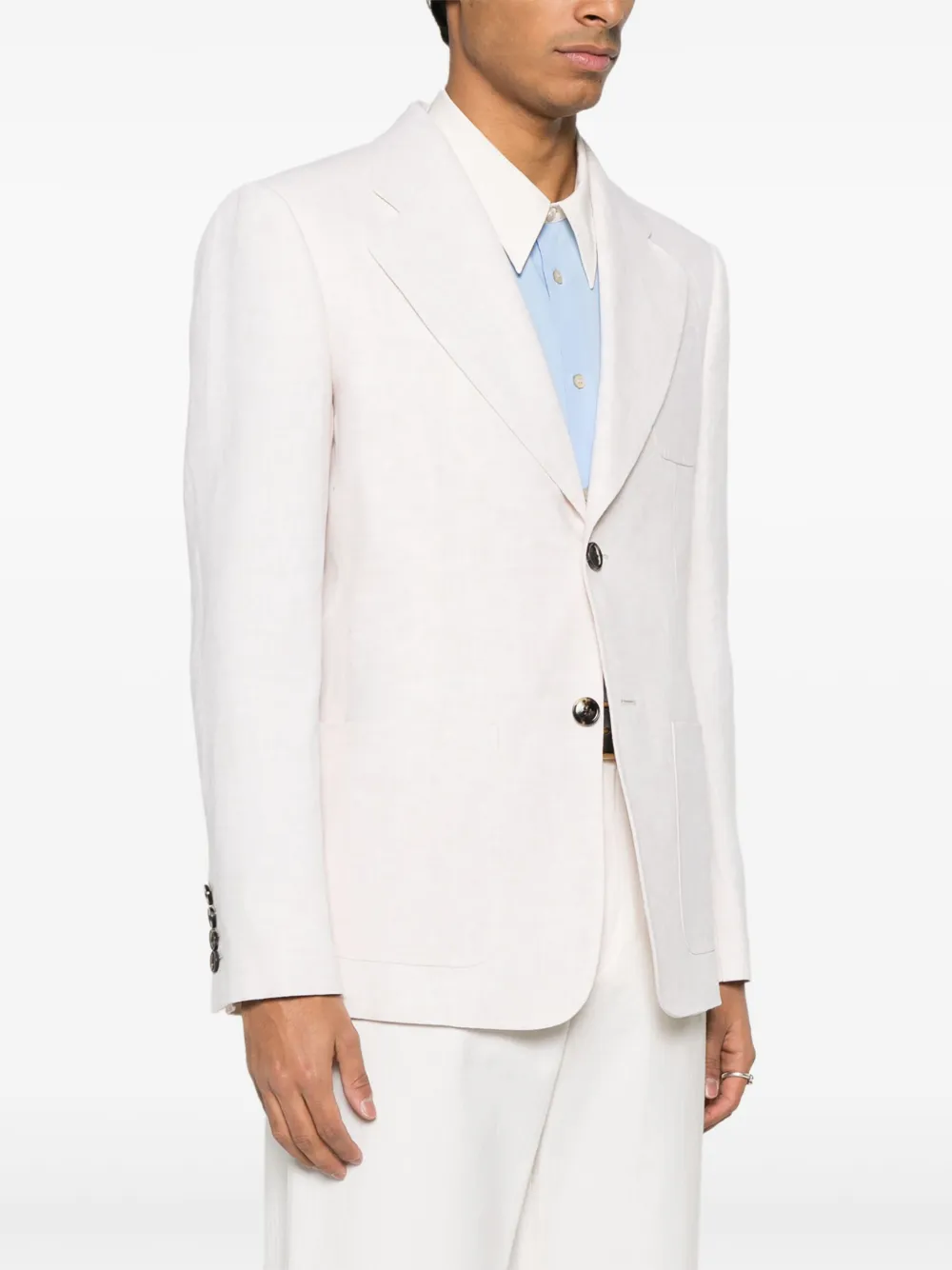 Valentino Garavani Linnen blazer Beige