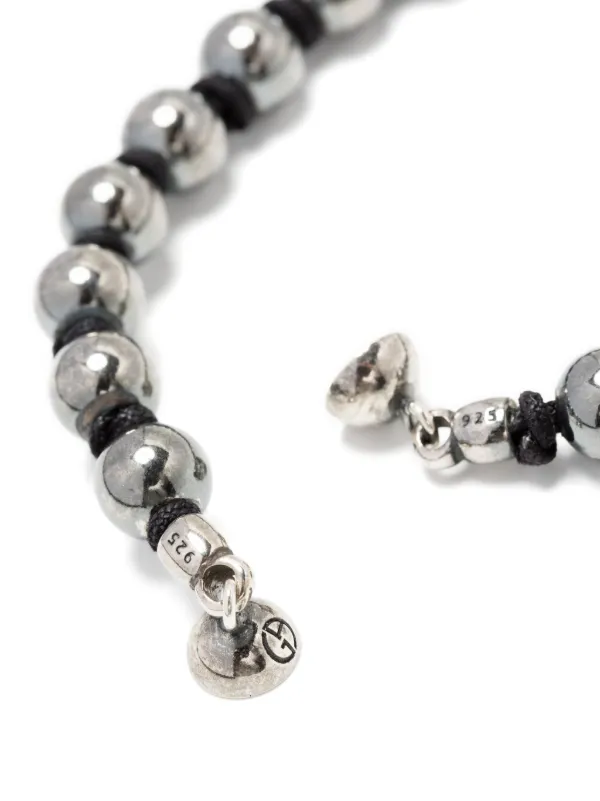 Giorgio Armani Ball Chain Bracelets | Silver | FARFETCH CA