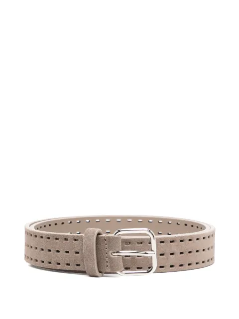 Giorgio Armani cinturón de gamuza con hebilla