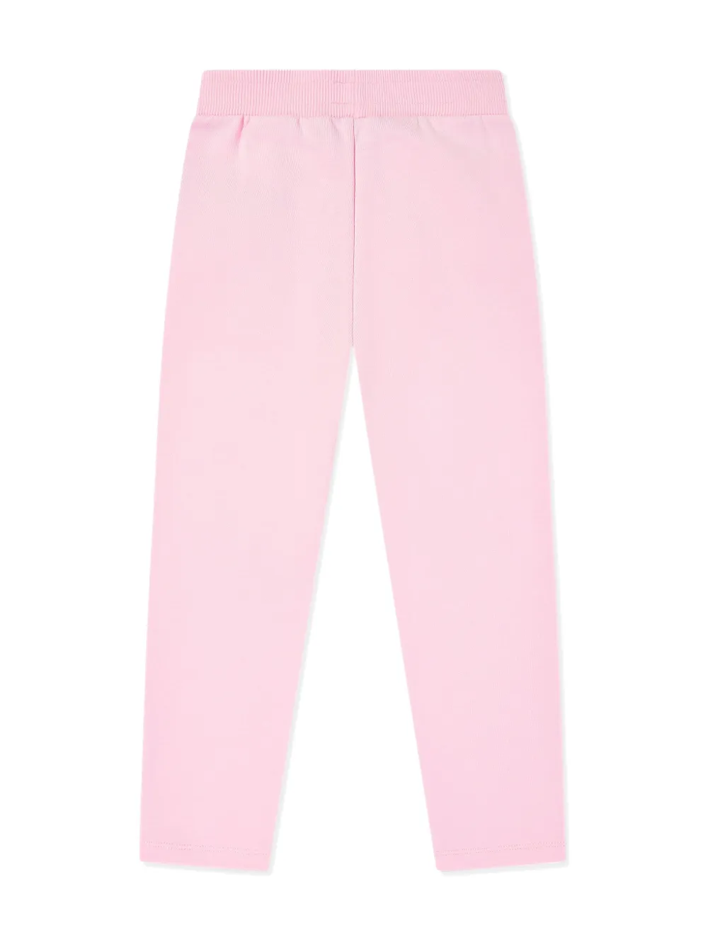 Balmain Kids button-trim cotton trousers - Roze