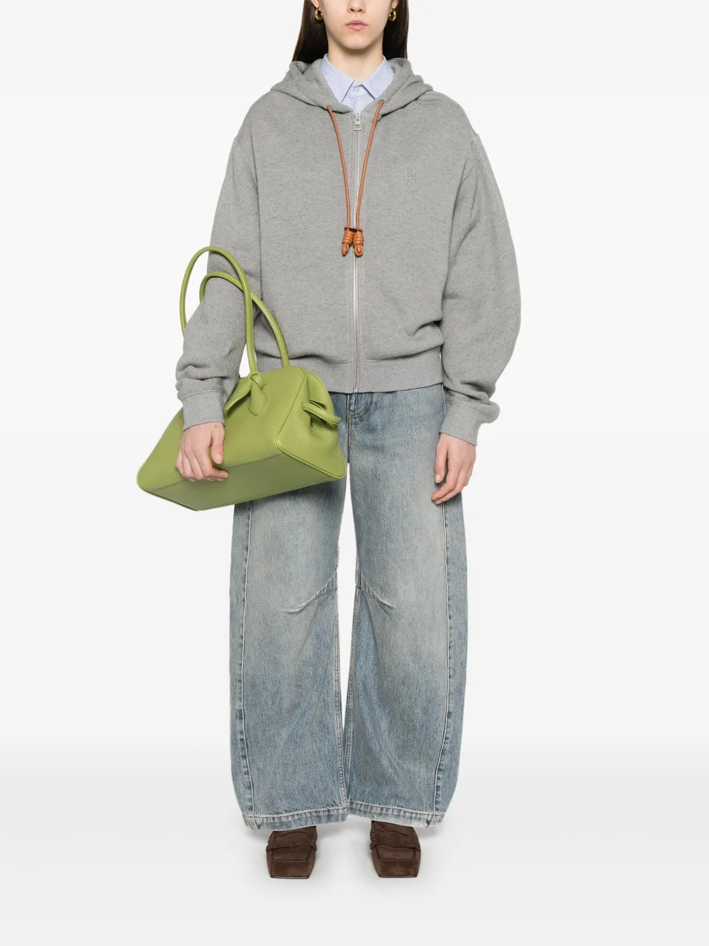 LOEWE Anagram barrel jeans - Blauw