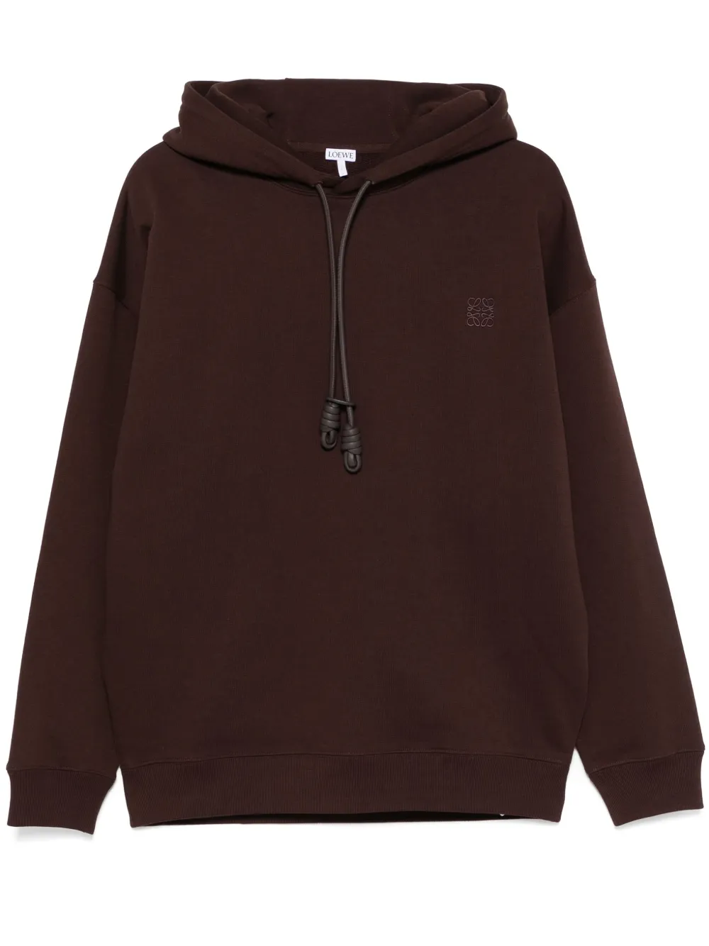 LOEWE Katoenen hoodie Bruin
