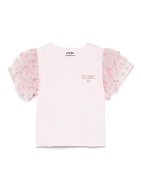 Moschino Kids Blusa con ruches