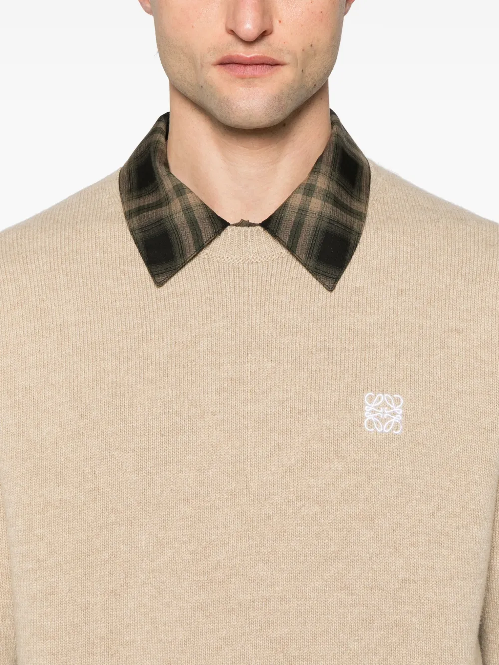 LOEWE Wollen trui Bruin