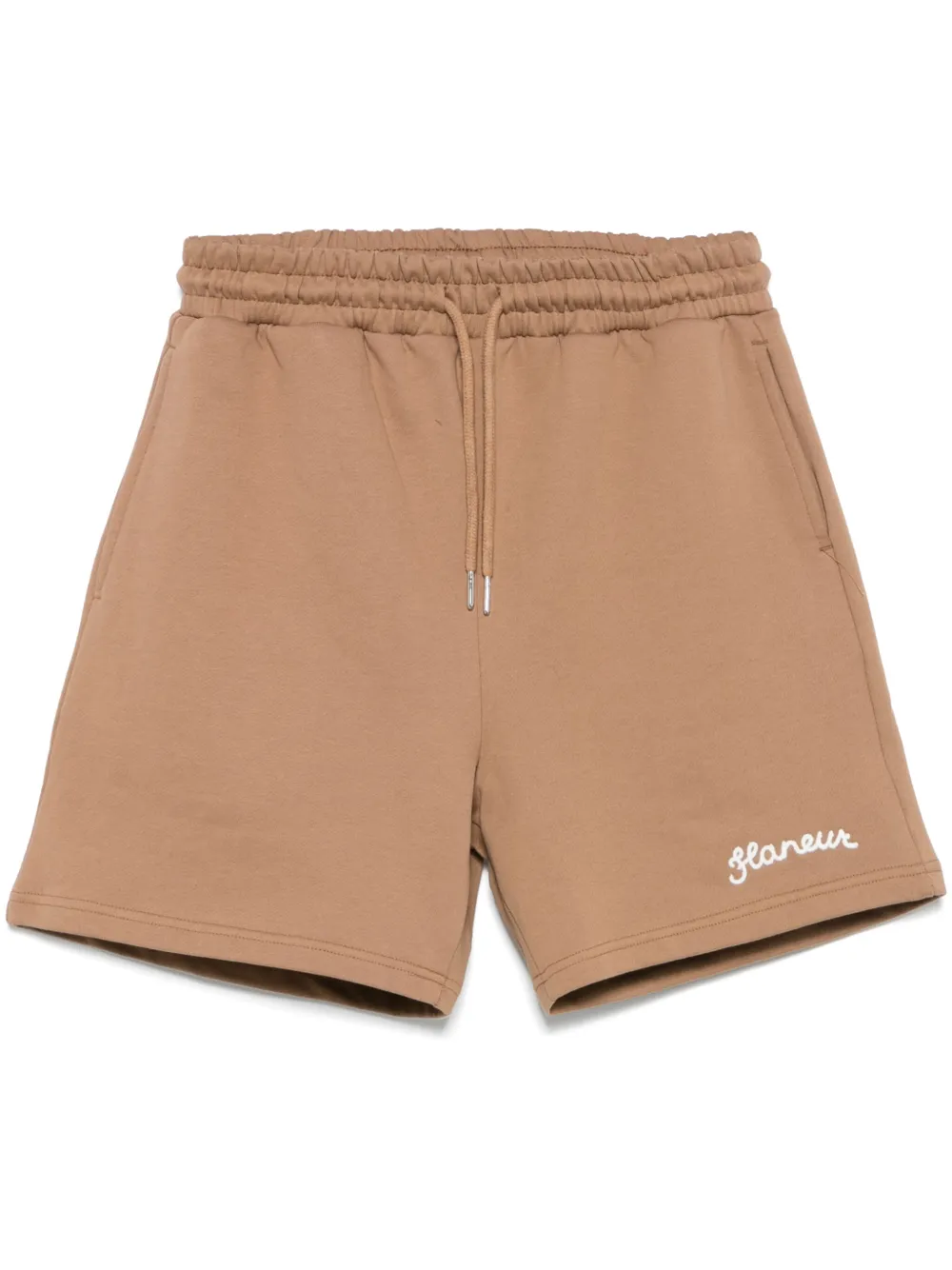 logo-embroidered track shorts