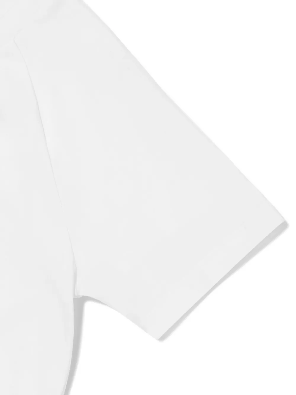Balmain Kids Katoenen T-shirt Wit