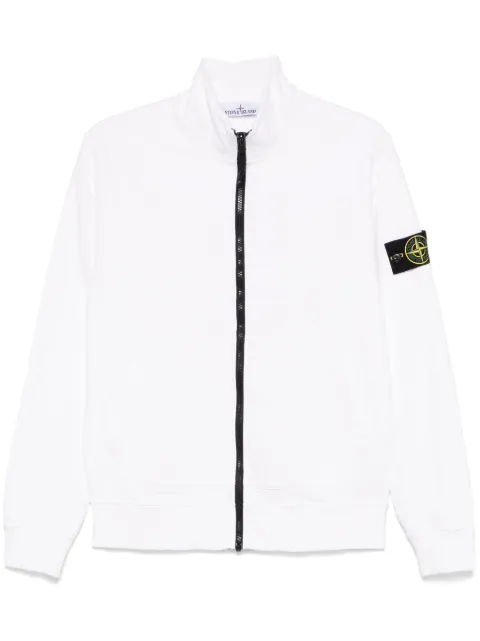 Stone Island organic cotton fleece sweatshirt