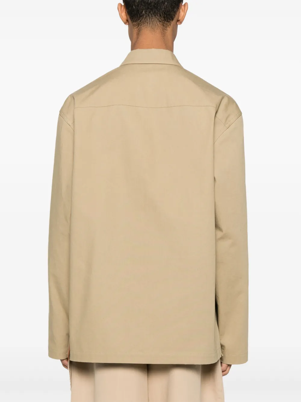 Jil Sander Katoenen overhemd Beige