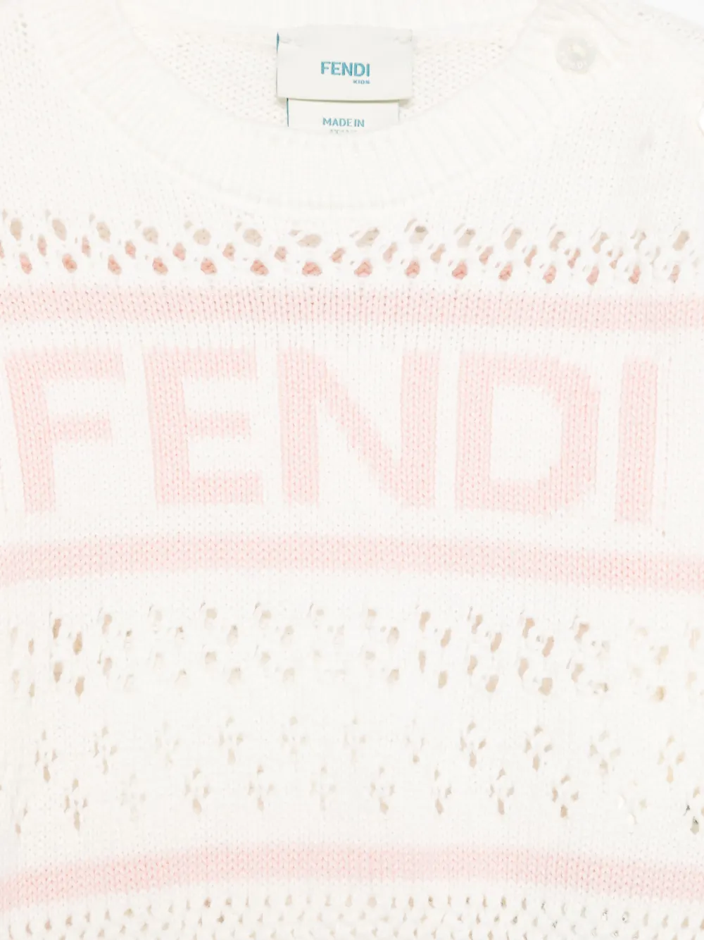 Fendi Kids Atro trui Wit