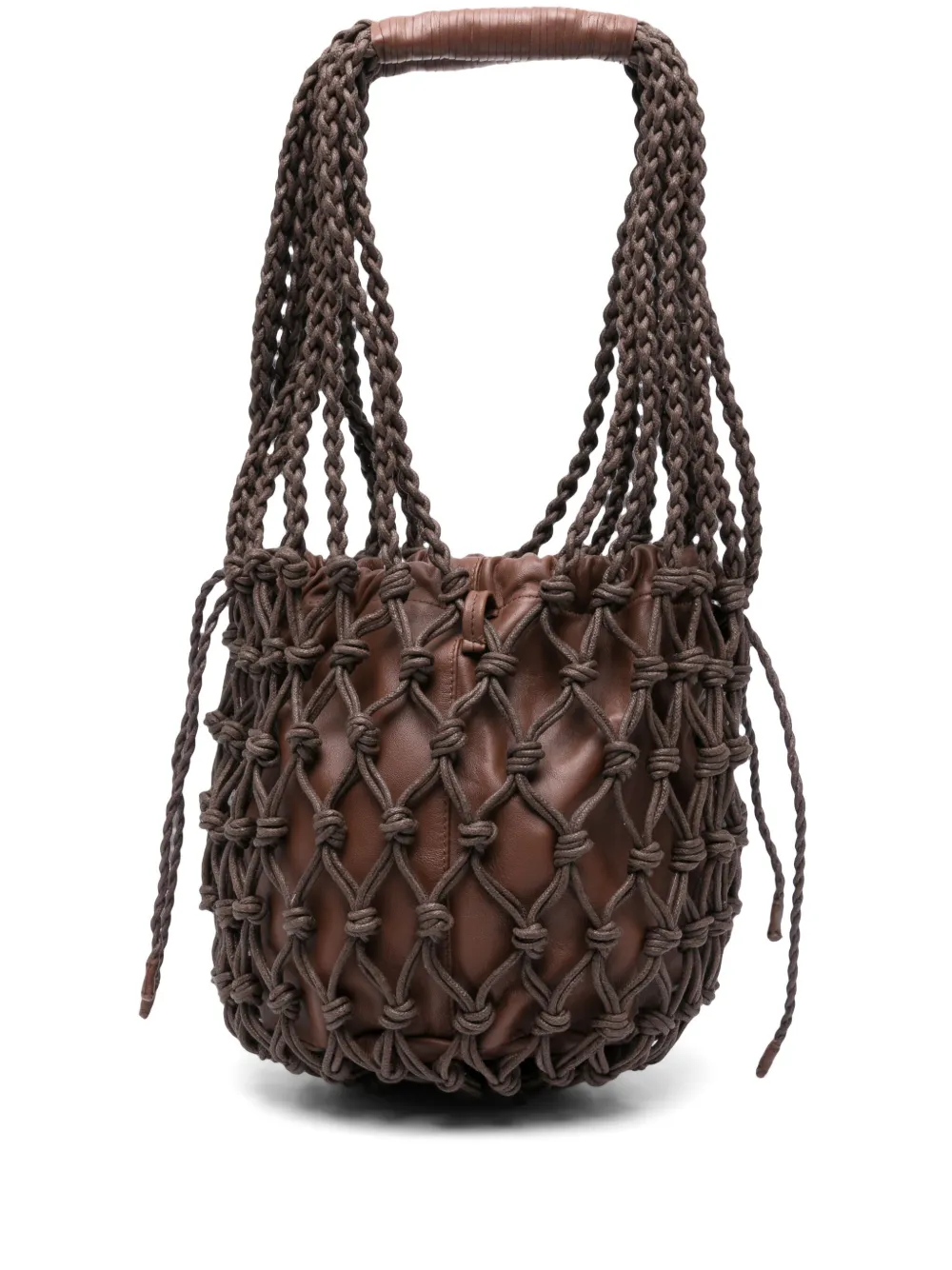 macramé bucket bag