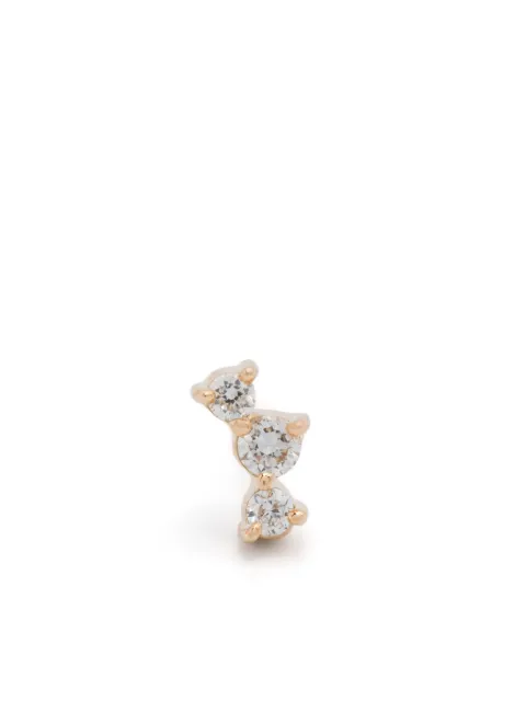 Maria Black 14K yellow gold Fuzzy Flare diamond earring