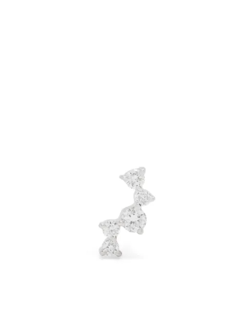 Maria Black 14K white gold Flashy Glitz diamond single earring