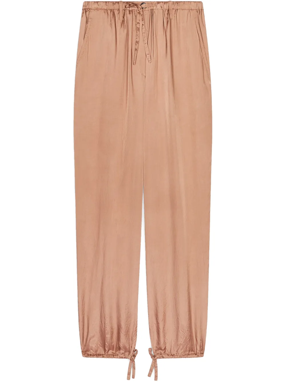 DRIES VAN NOTEN Broek met geplooid detail Beige