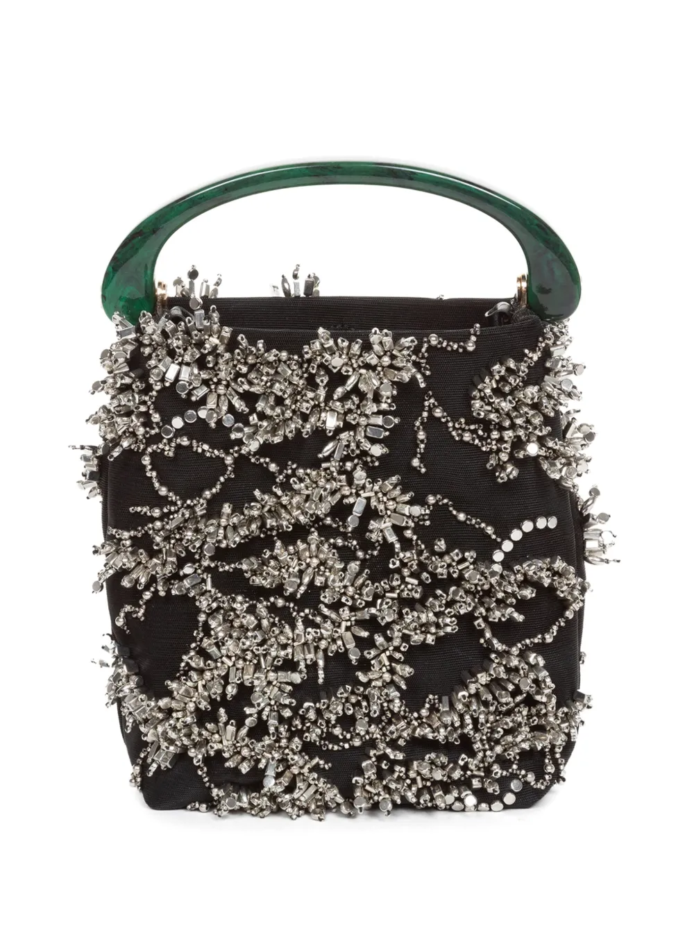 Dries Van Noten Embellished Mini Bag In Black