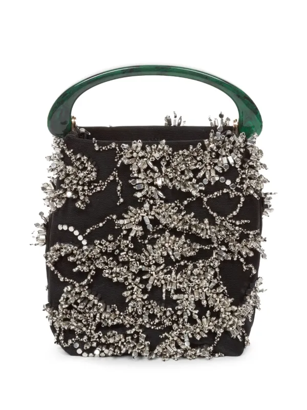 DRIES VAN NOTEN Verzierte Mini-Tasche Schwarz FARFETCH CH