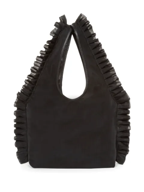 DRIES VAN NOTEN ruffled tote bag