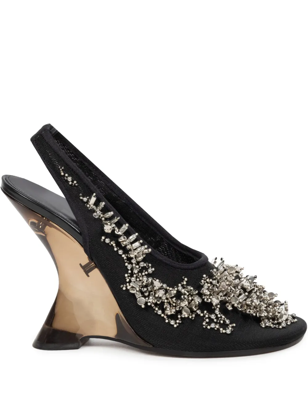 DRIES VAN NOTEN 105mm Bulle pumps Black