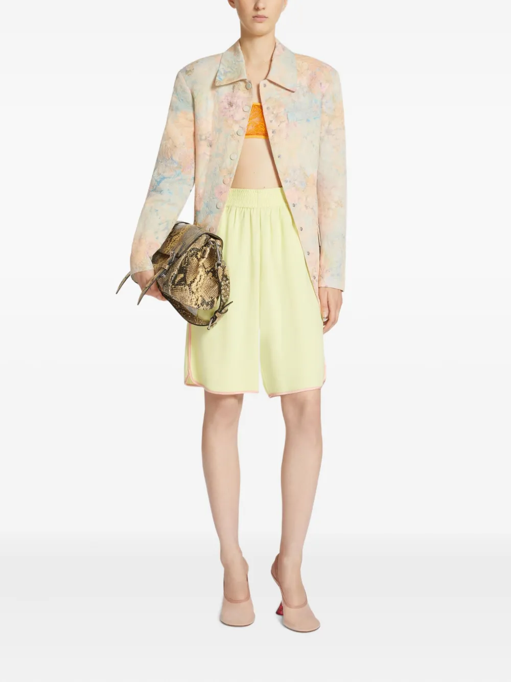 Dries Van Noten 01160 Priya 1081 W.w.pants Is The Name Of The Person Who Is Responsible For The Deat In Yellow