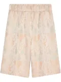 DRIES VAN NOTEN jacquard shorts - Pink
