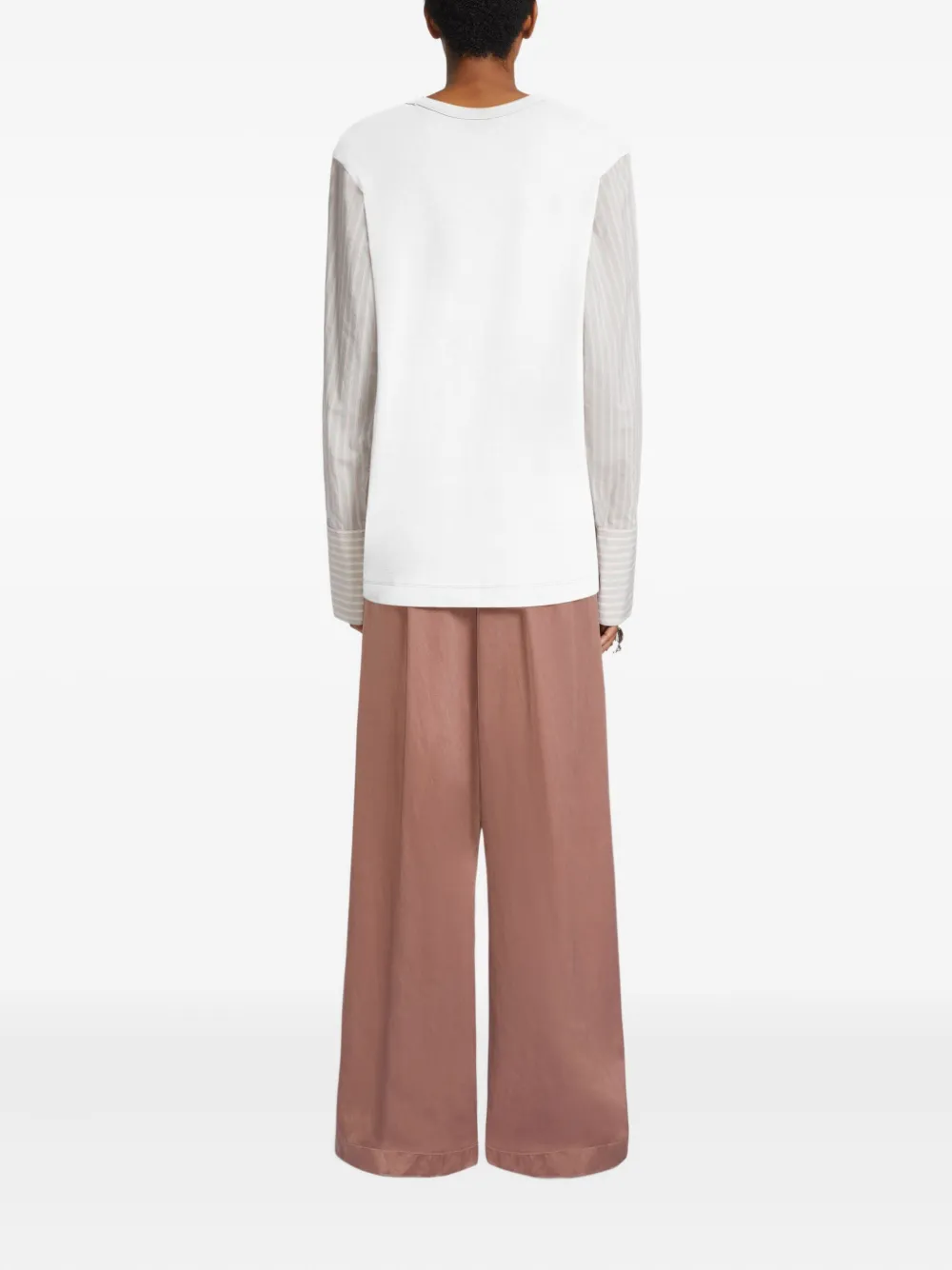 DRIES VAN NOTEN T-shirt met vlakken Wit
