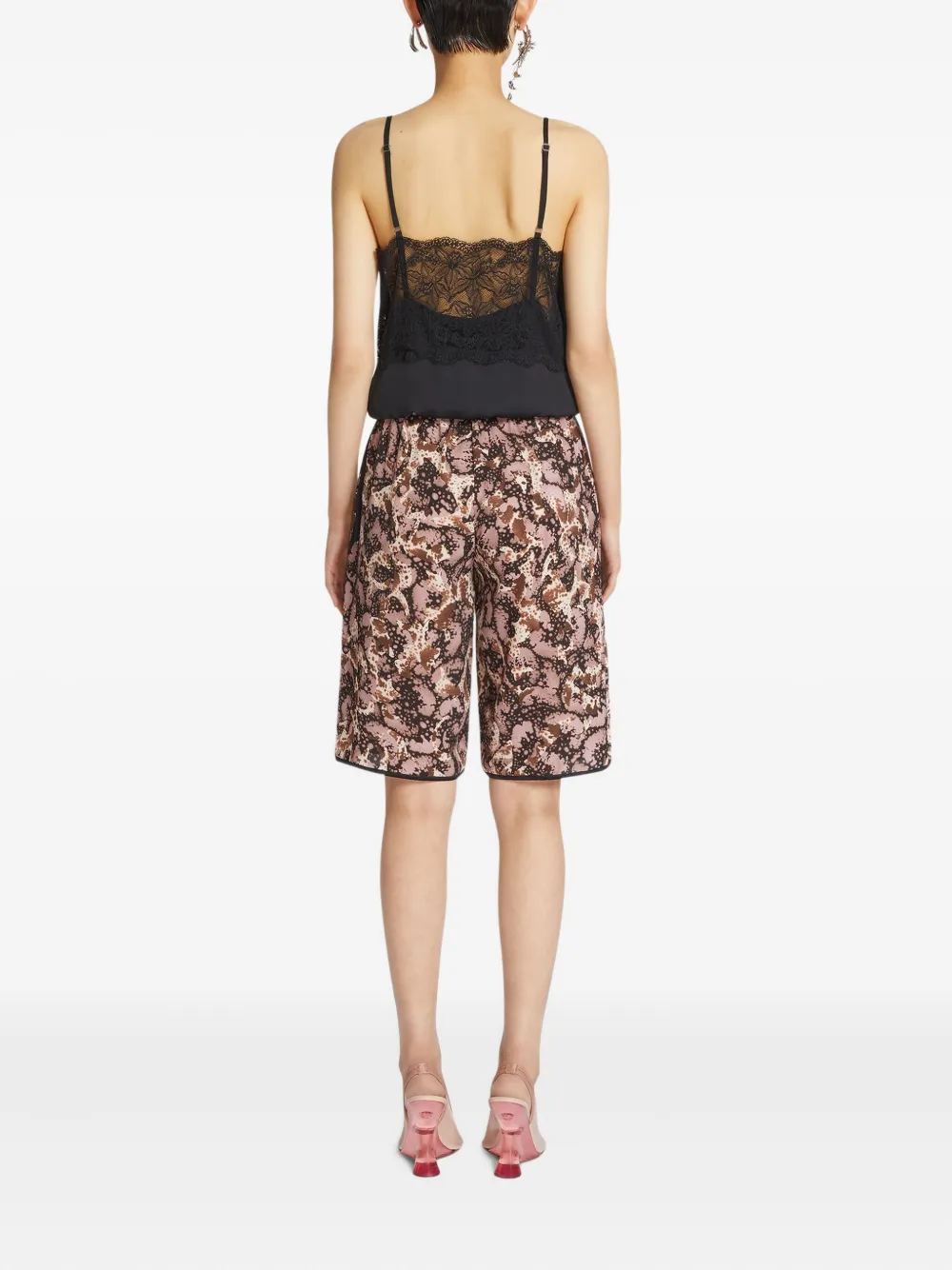 DRIES VAN NOTEN ABSTRACT-PRINT SHORTS