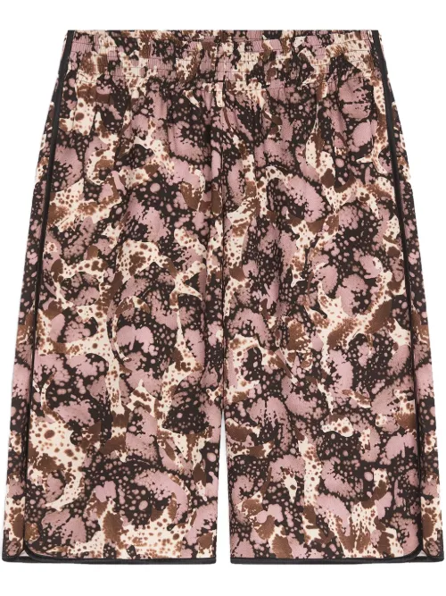 Short à imprimé abstrait - DRIES VAN NOTEN - Modalova
