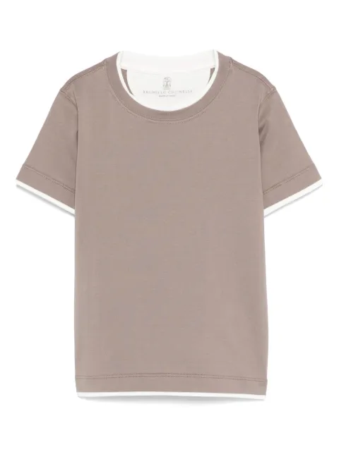 Brunello Cucinelli Kids layered T-shirt