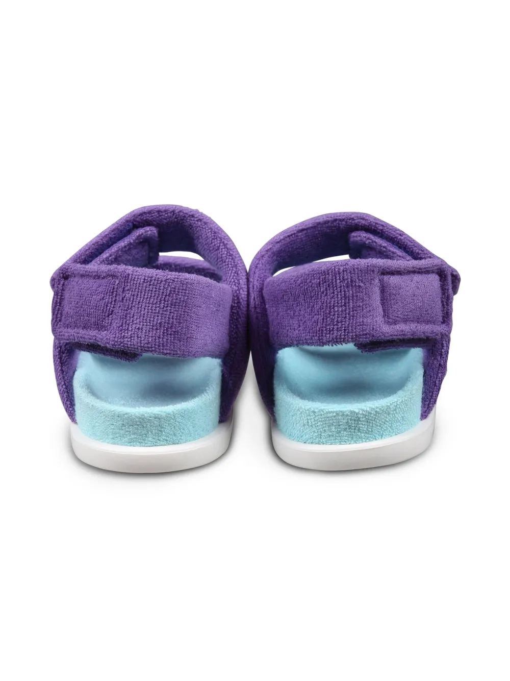 Marni Kids logo-embroidered sandals Purple