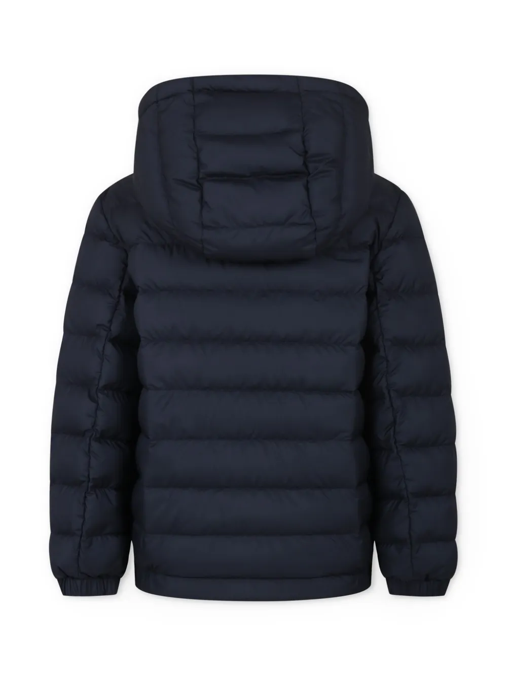 Moncler Enfant logo-patch puffer jacket - Blauw