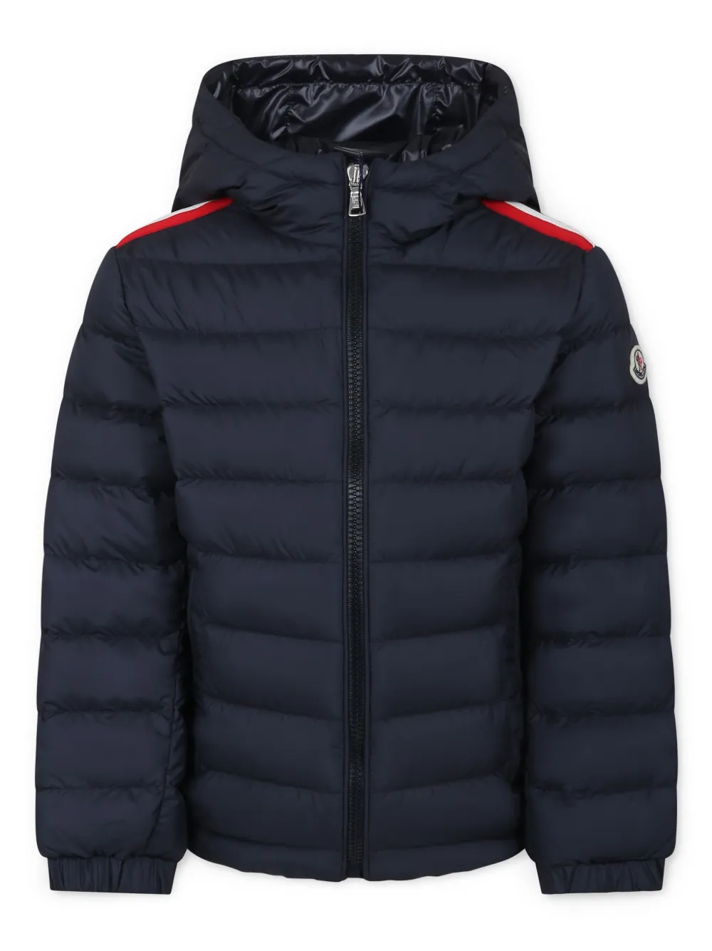 Moncler Enfant Donsjack met logopatch Blauw