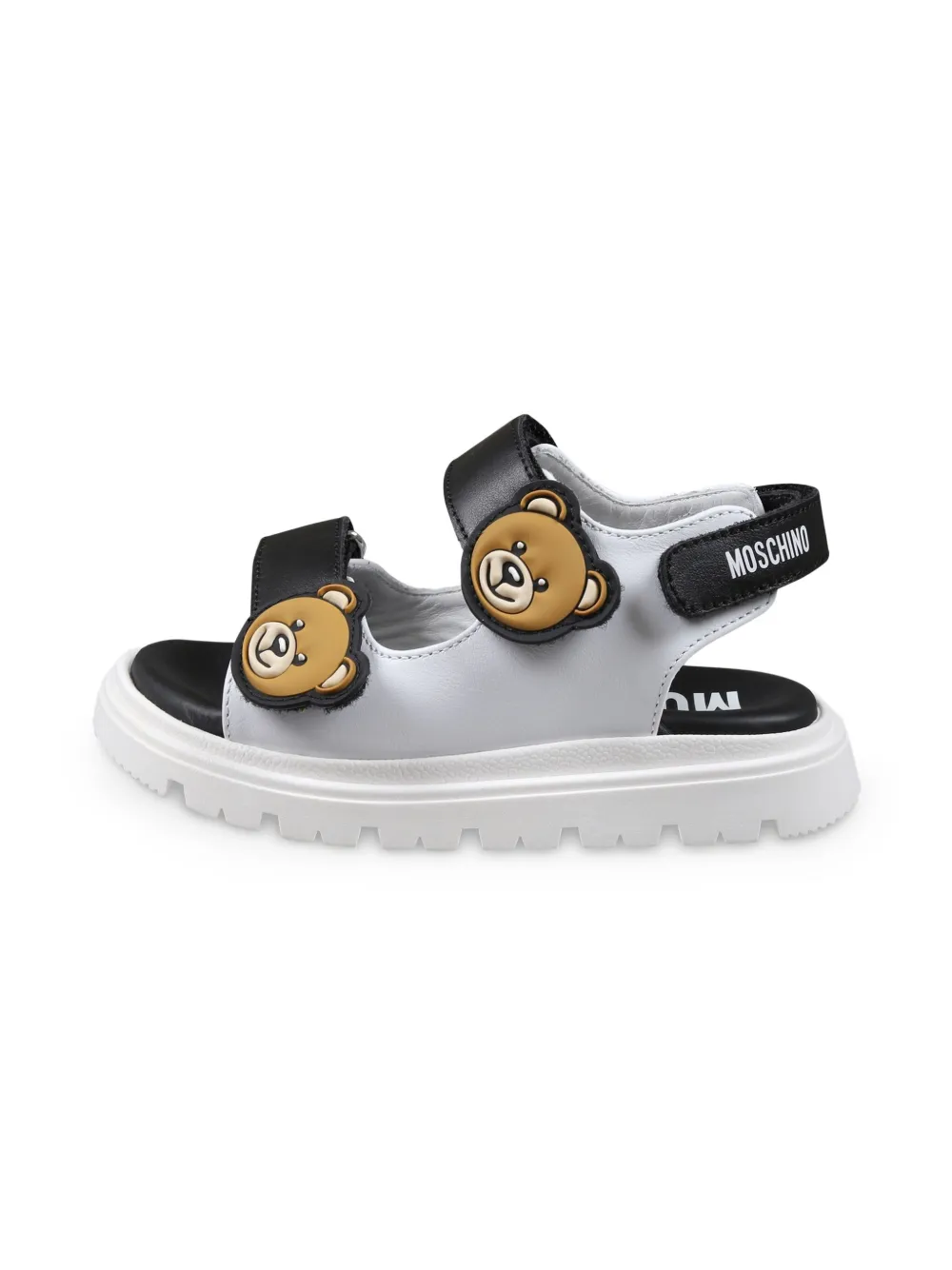 Moschino Kids Sandalen met Teddys Bear applicatie Wit