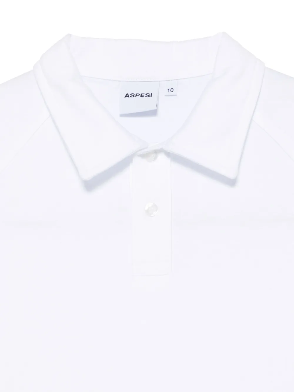 Aspesi Kids Katoenen poloshirt Wit