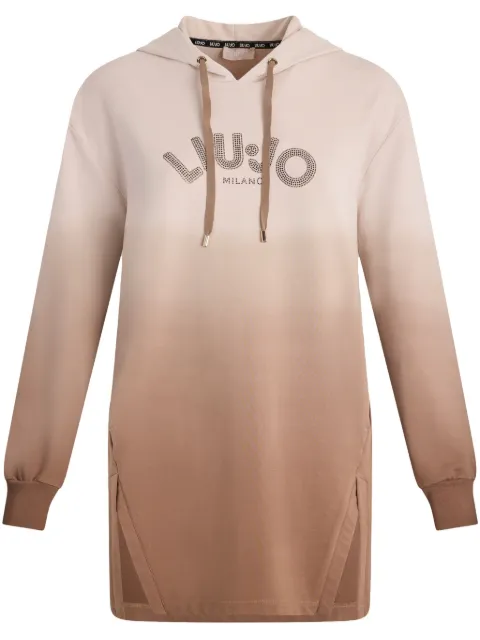 LIU JO rhinestone-embellished hoodie