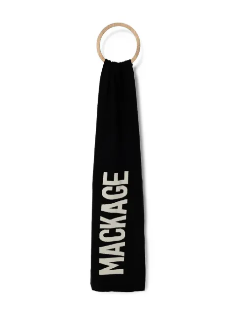 Mackage Juno logo scarf
