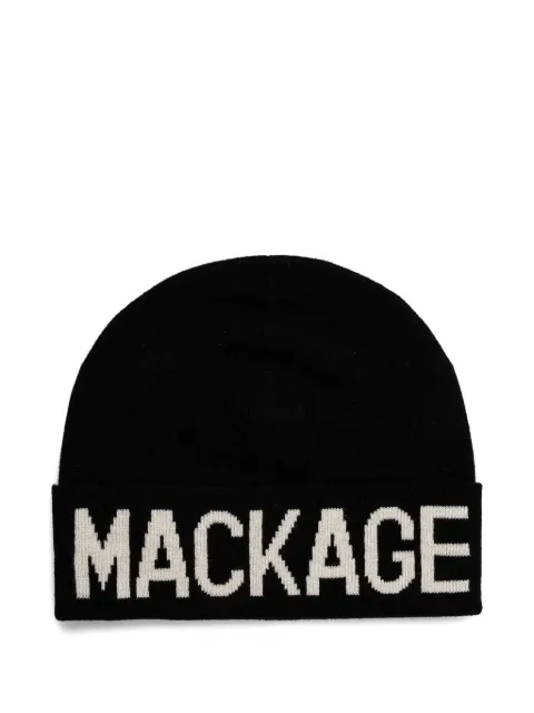 Mackage Kiko logo beanie hat