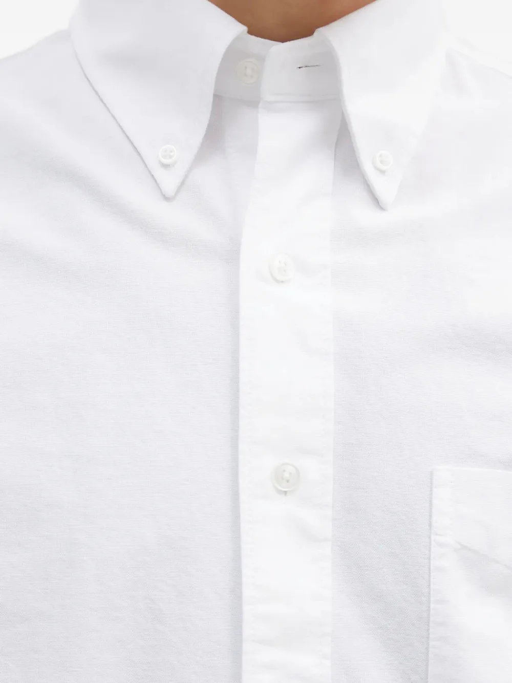 Filippa K Oxford pocket shirt Wit