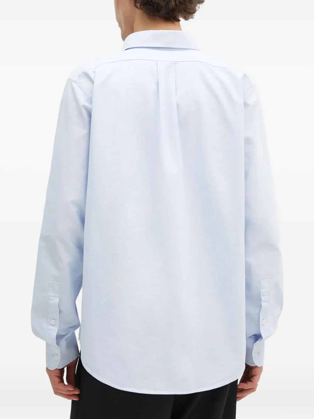 Filippa K Oxford overhemd met zak Blauw
