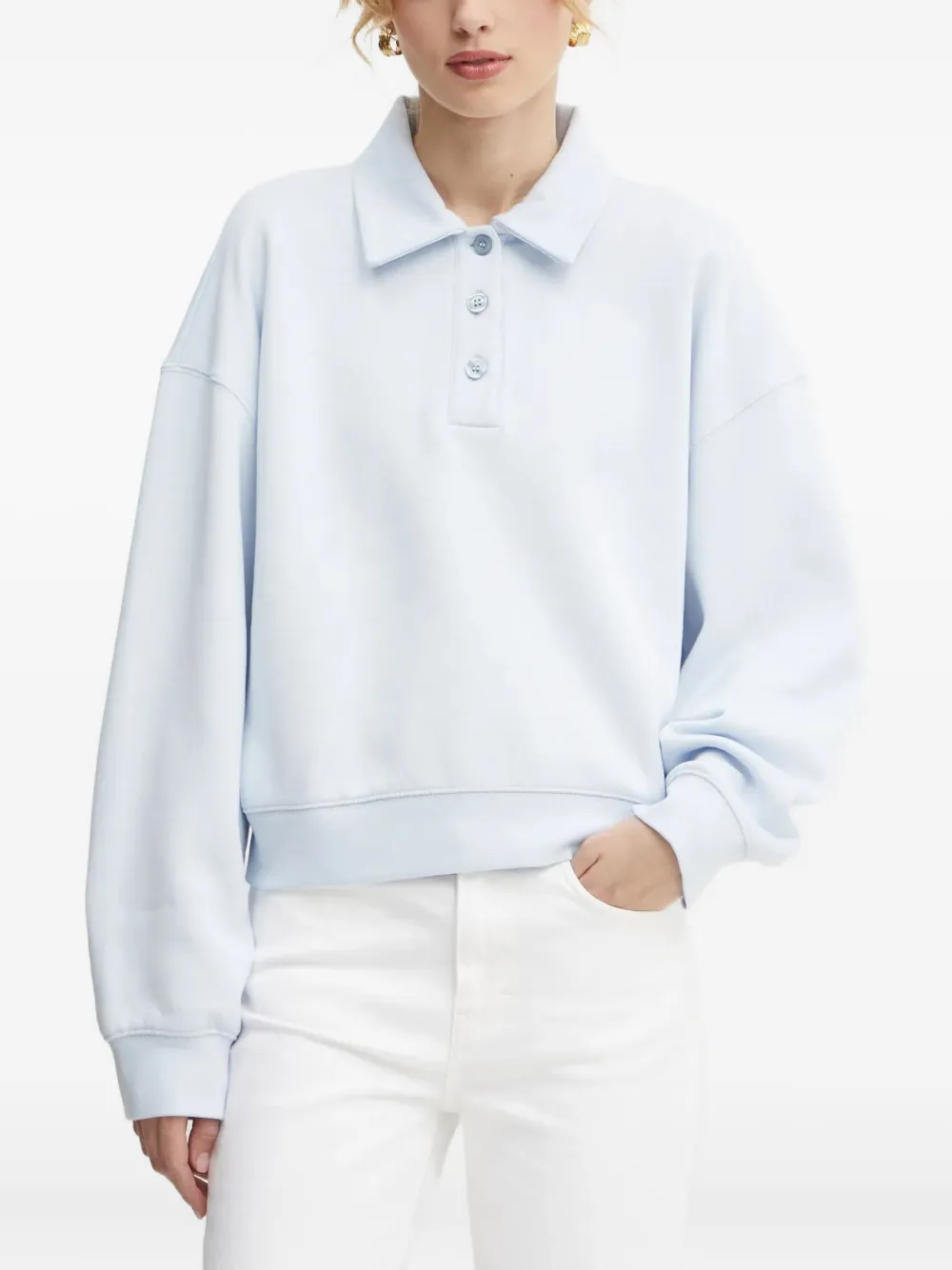 Filippa K Poloshirt met lange mouwen Blauw
