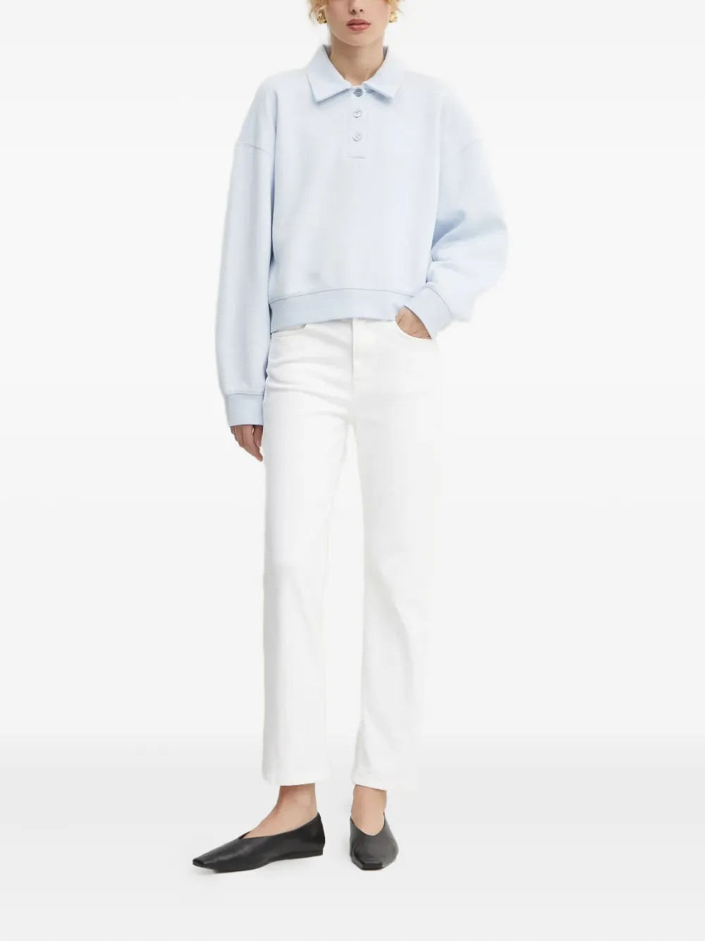 Filippa K Poloshirt met lange mouwen - Blauw