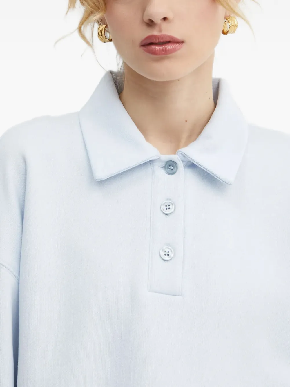Filippa K Poloshirt met lange mouwen Blauw