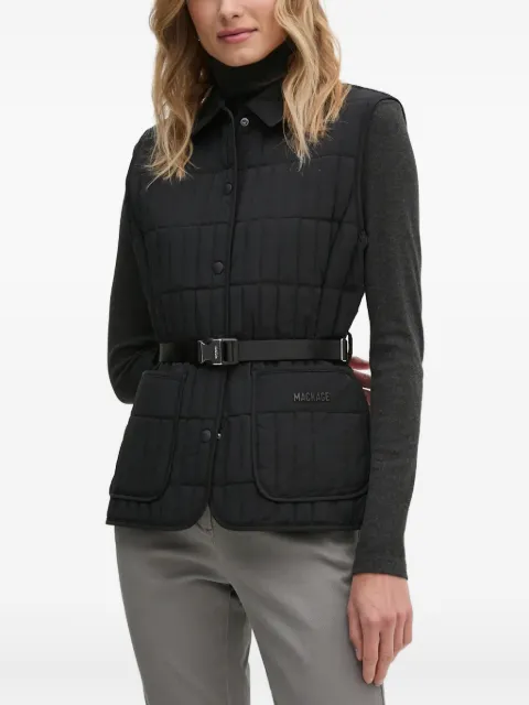 Mackage Helia quilted belted gilet