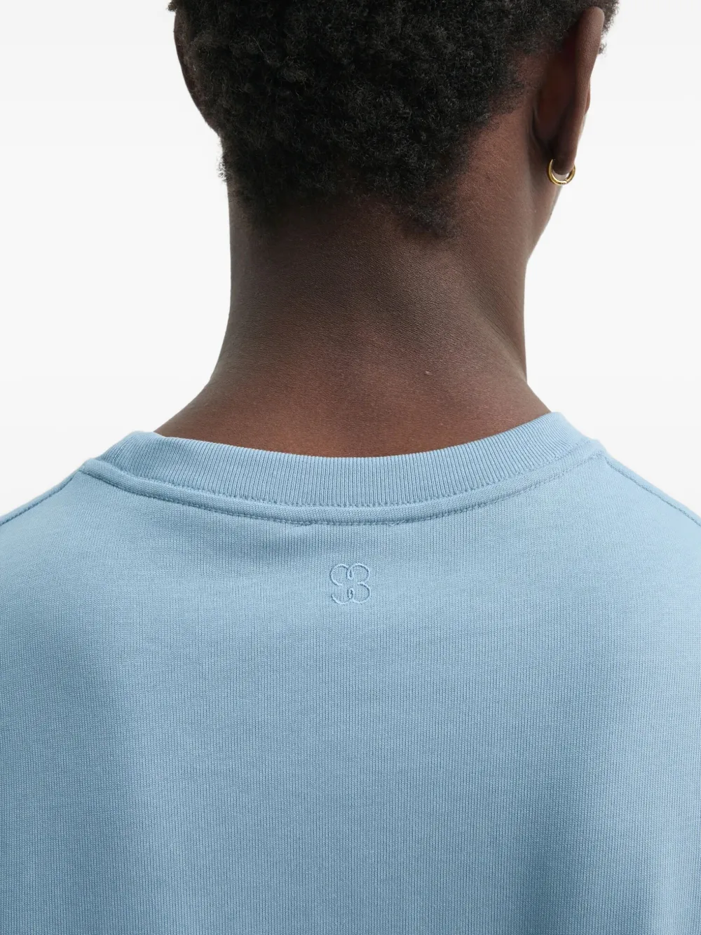 Filippa K Heavy Crewneck Tee In Blue