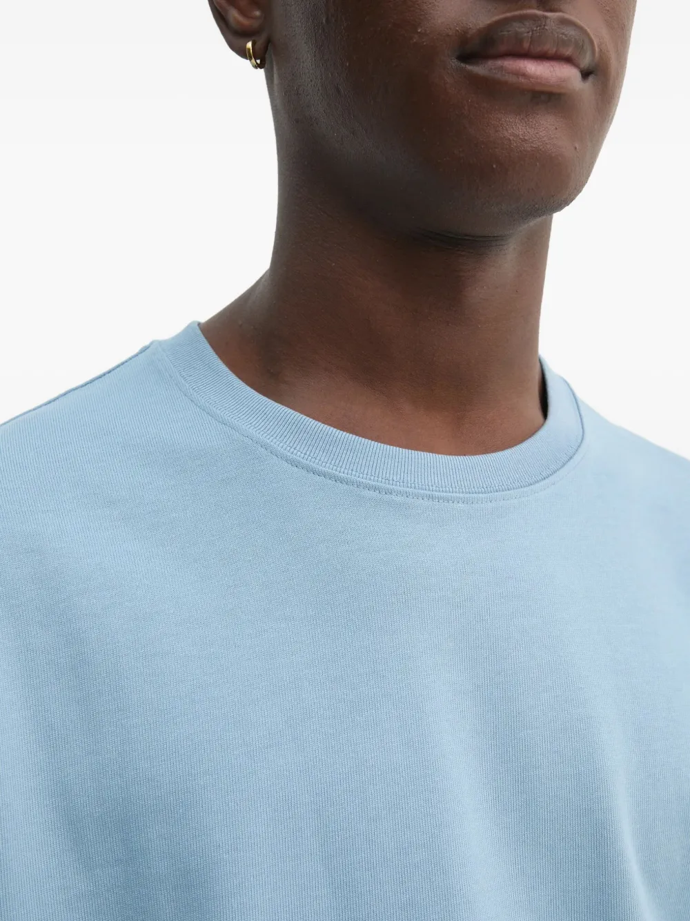 Filippa K Heavy Crewneck Tee In Blue
