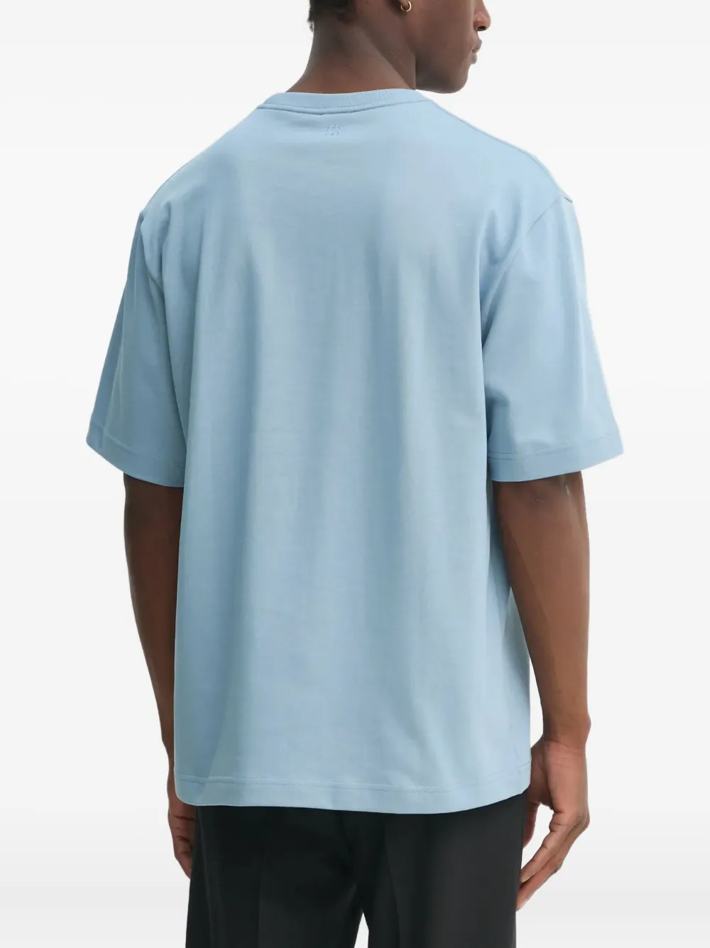 Filippa K Heavy Crewneck Tee In Blue